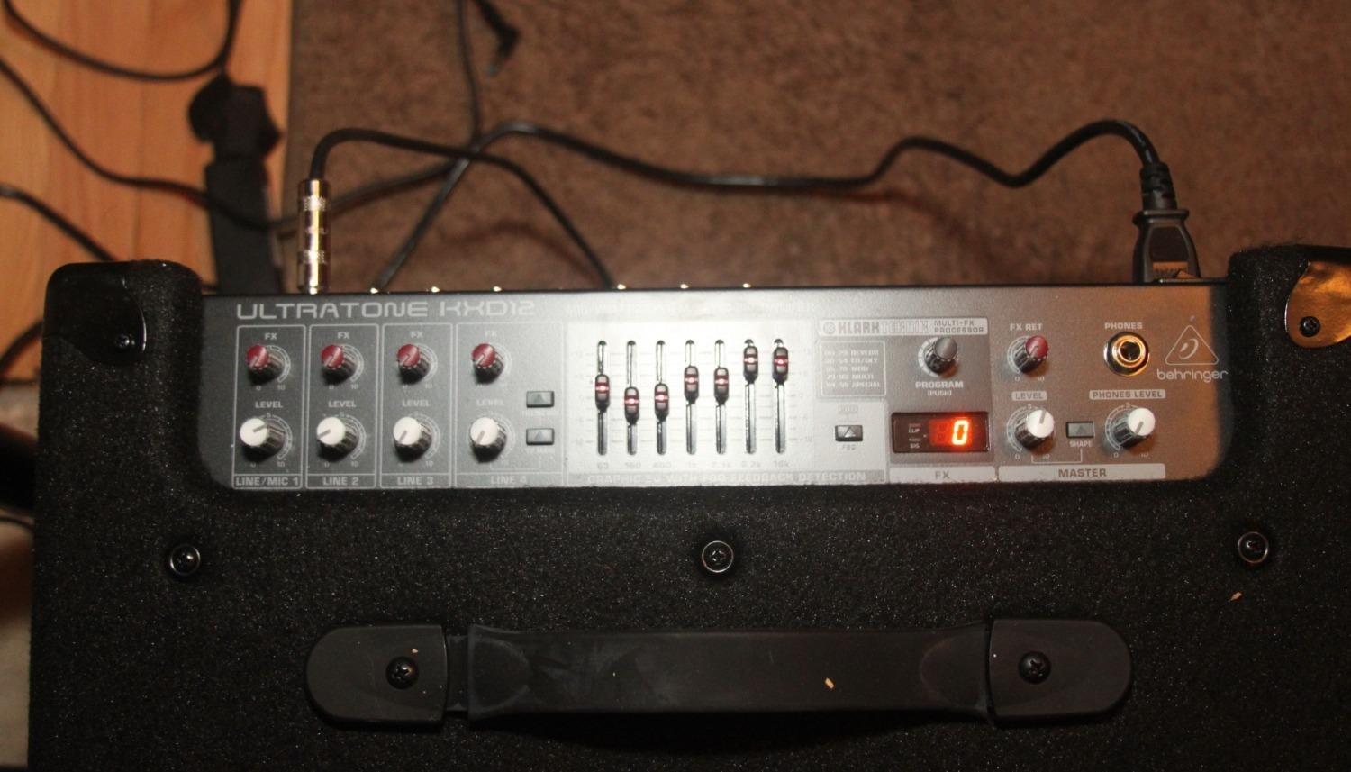 Behringer ULTRATONE KXD12 600-Watt 4-Channel PA System/Keyboard Amplifier with 12