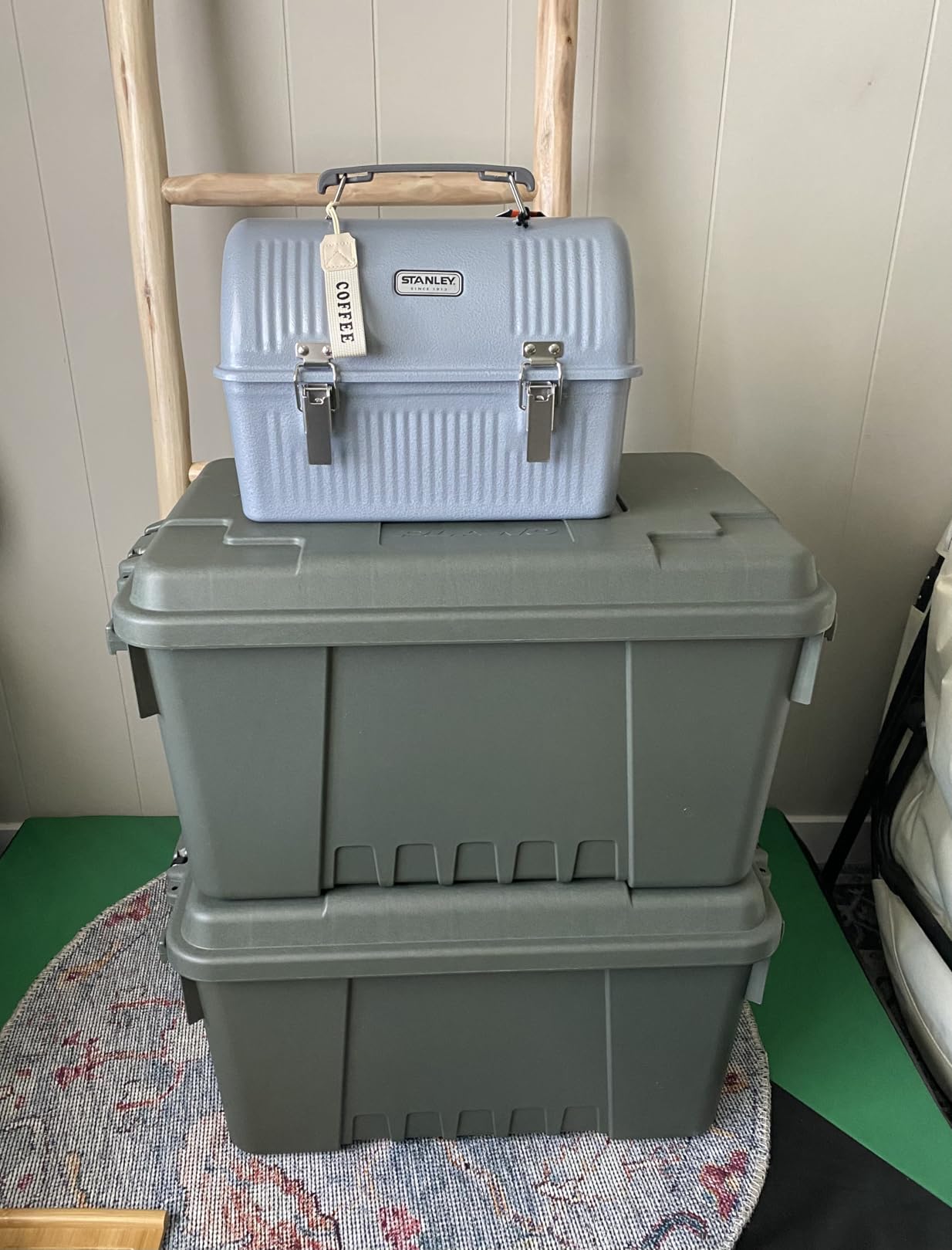 Plano Storage Trunk - 108 Quart w/ Wheels (1819) - Hunter Green customer photo 1