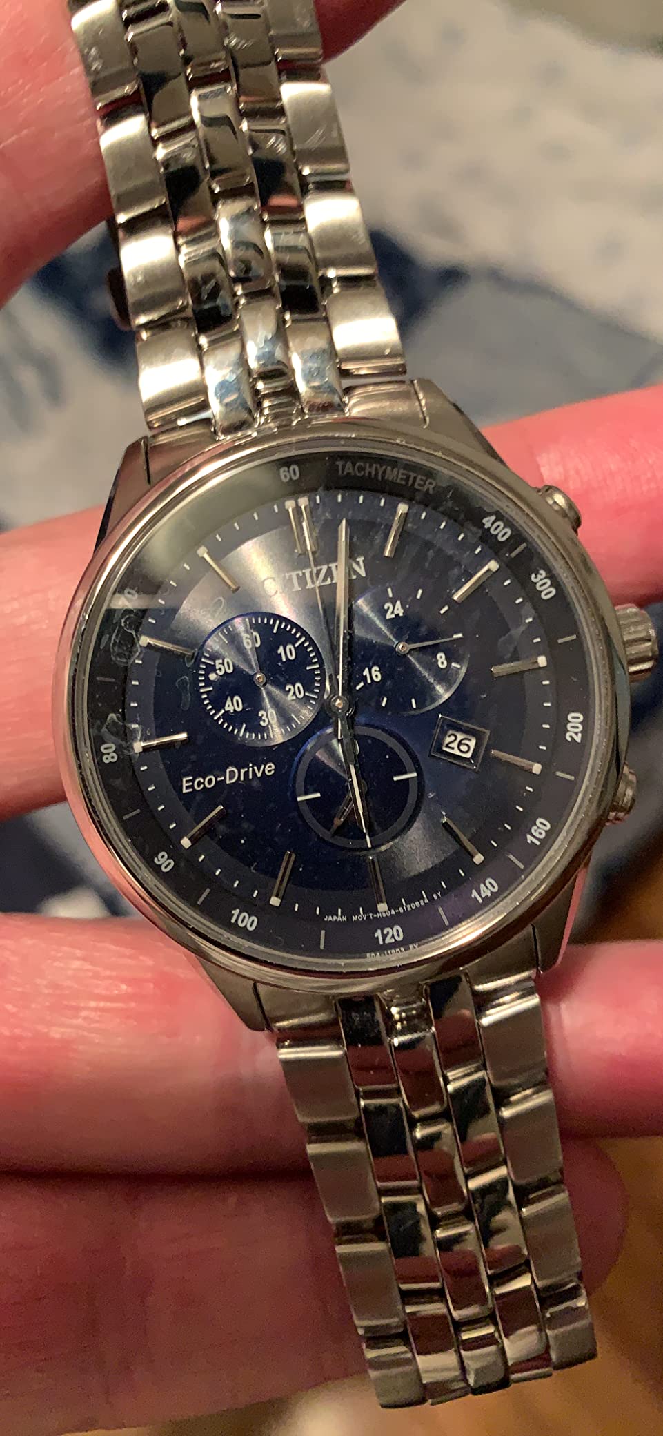Citizen Men's Classic Corso Eco-Drive Watch, Chronograph, 12/24 Hour Time, Date, Sapphire Crystal customer photo 2