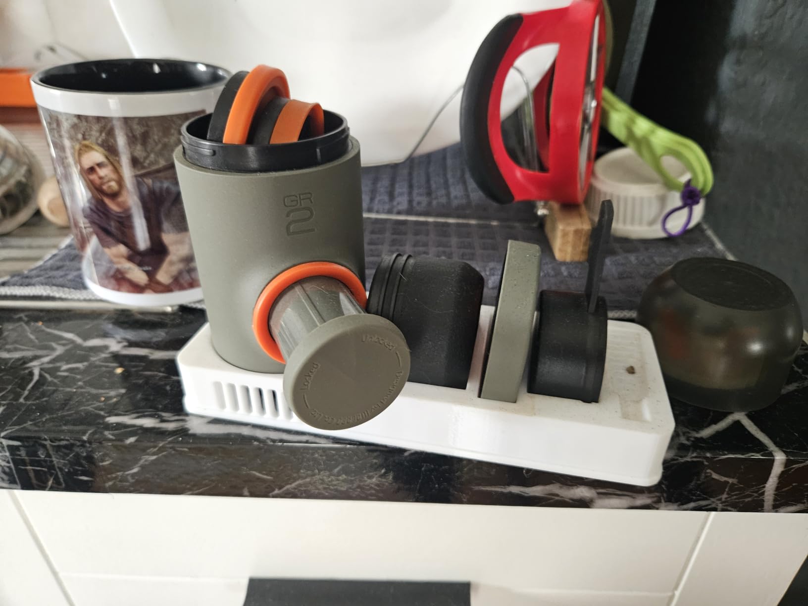 Wacaco Minipresso GR, Portable Espresso Machine, Compatible Ground Coffee, Hand Coffee Maker, Travel Gadgets, Manually Operated, Perfect for Camping, Hiking customer photo 1