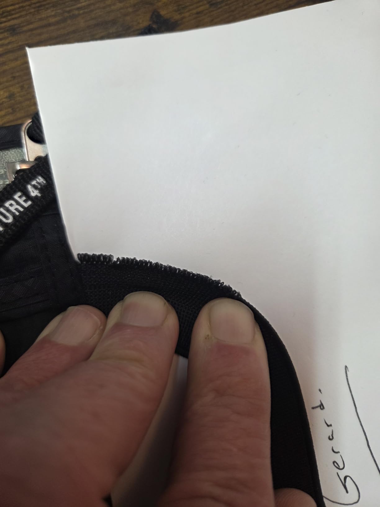 Travel Money Belt, RFID Blocking Passport Holder - Black customer photo 1