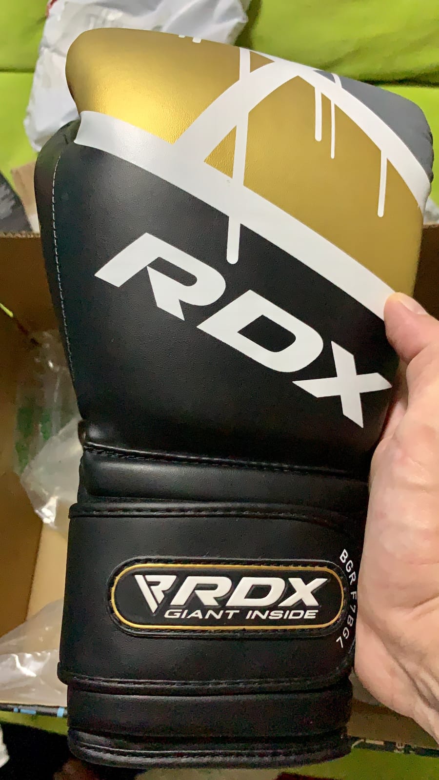 RDX Boxing Gloves EGO, Sparring Muay Thai Kickboxing MMA Heavy Training Mitts, Maya Hide Leather, Ventilated, Long Support, Punching Bag Workout Pads, Men Women Adult customer photo 2