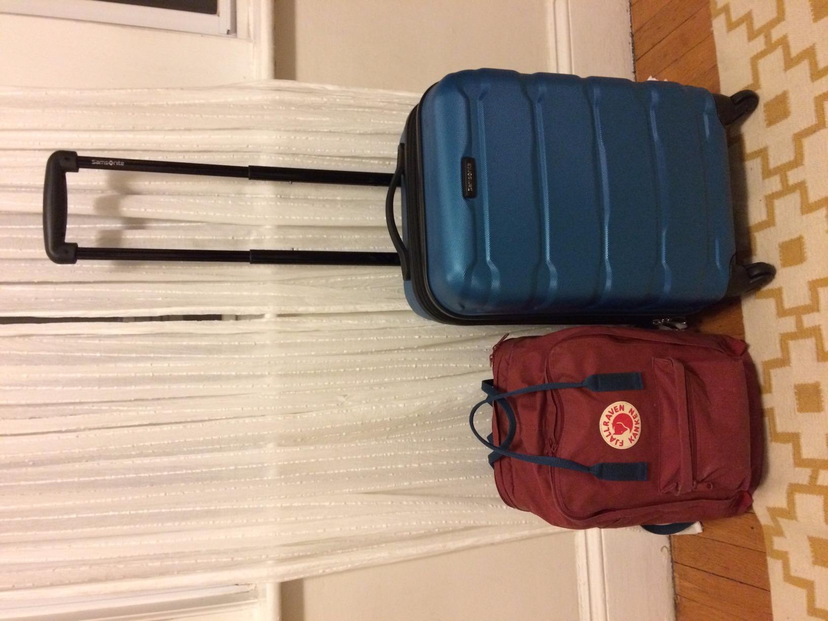 Samsonite Omni PC Hardside Expandable Luggage with Spinner Wheels, Teal, Carry-On 20-Inch customer photo 2
