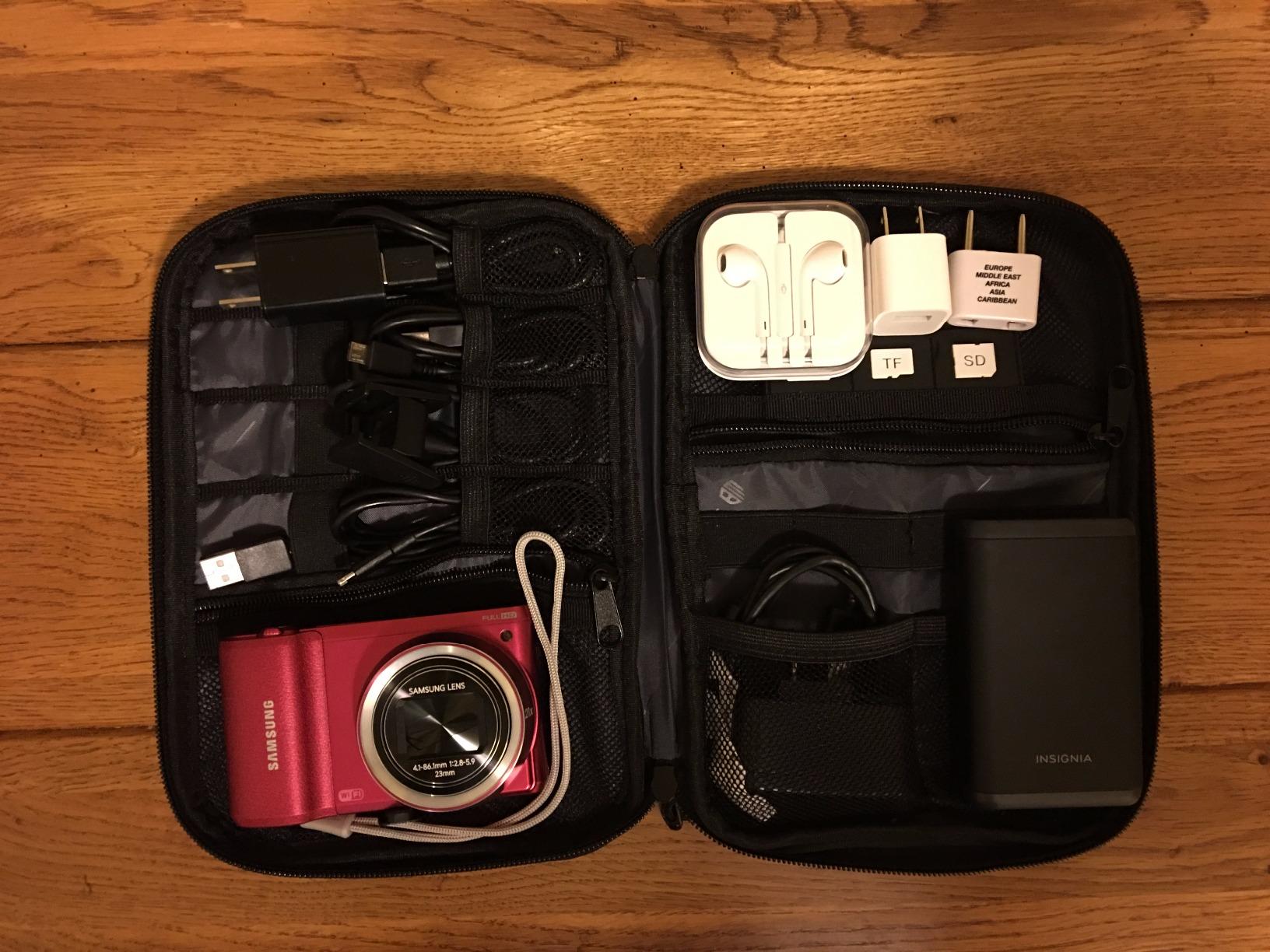BAGSMART Large Electronic Organizer Travel Case for Tech Accessories, Black customer photo 2