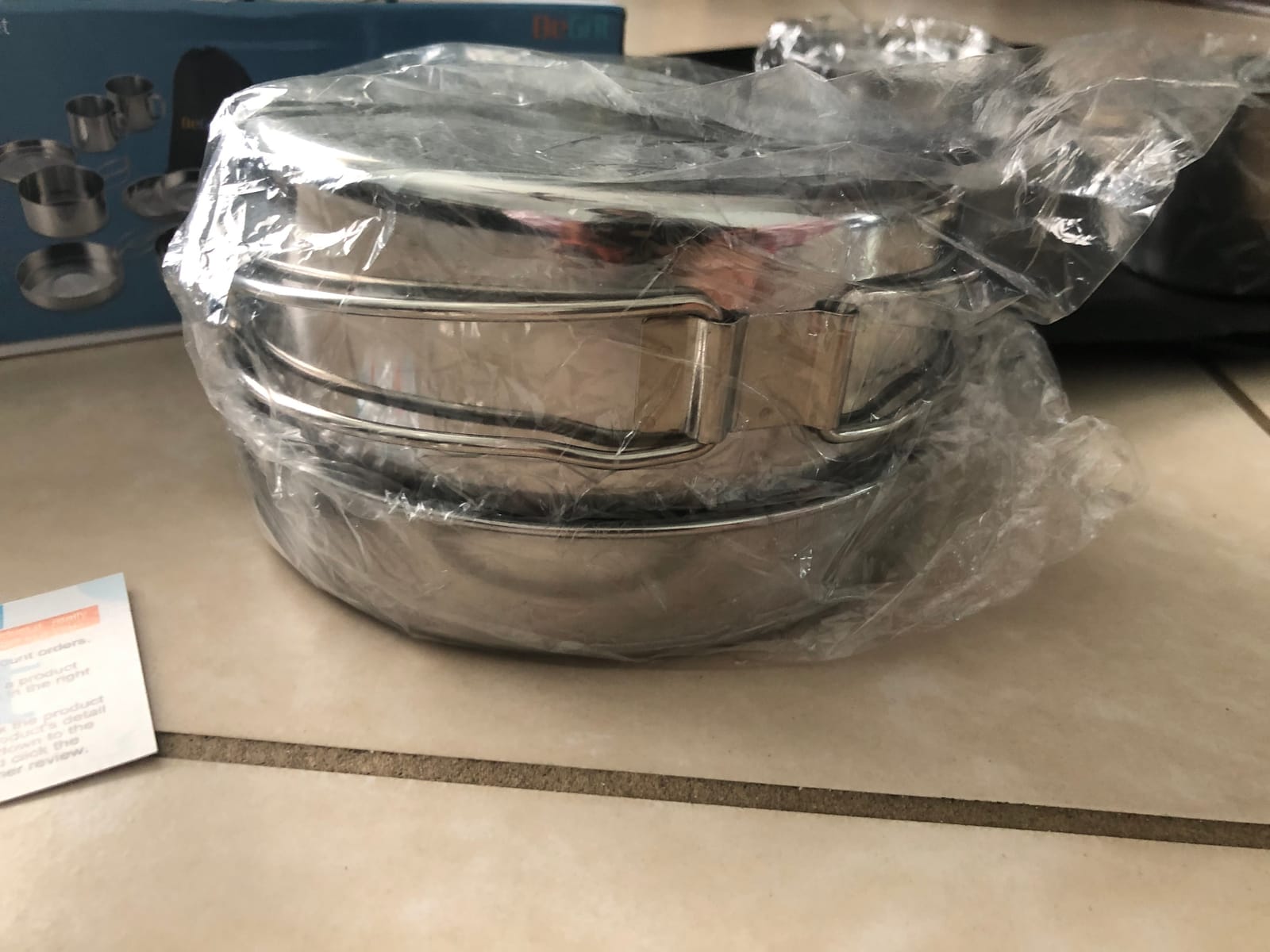 BeGrit Stainless Steel Camping Cookware Pot and Pan Set for Backpacking customer photo 2