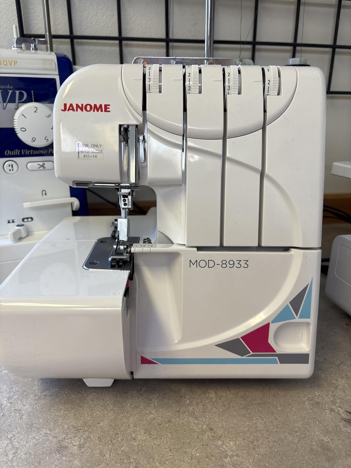 Janome MOD-8933 Serger with Lay-In Threading, 3 and 4 Thread Convertible with Differential Feed customer photo 1