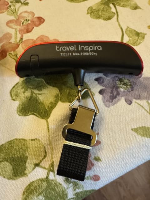 Digital Luggage Scale - Portable Hanging Suitcase Weight Scale for Travel, 110 lb Capacity, Backlit LCD Display customer photo 1