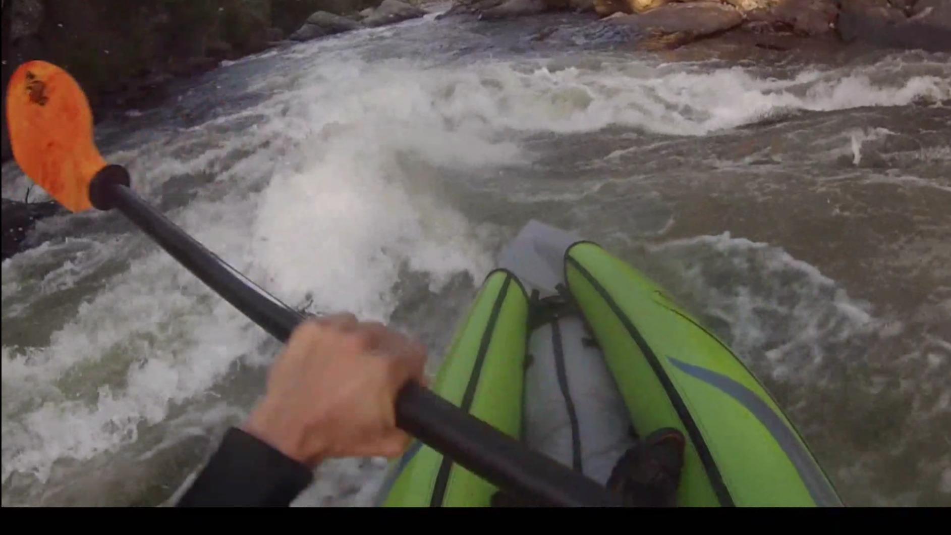 Tributary Tomcat Solo Inflatable Kayak, Red customer photo 2