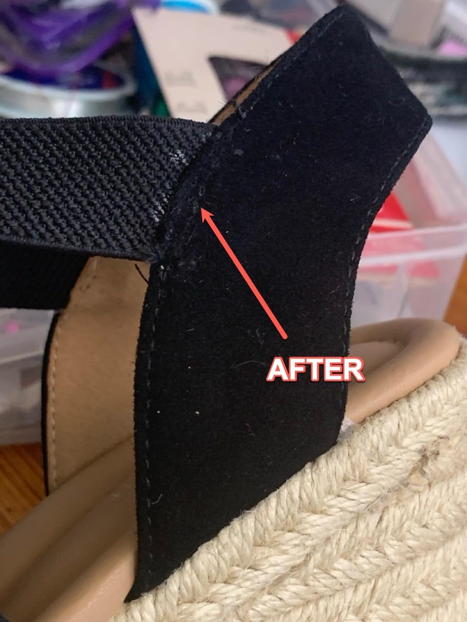 Shoe-Fix Glue Professional Grade Repair Adhesive for All Footwear Instant Bond, Clear Drying, Flexible, & Durable for Heels, Sandals, Boots, Shoes, & More (20g Tube) customer photo 2