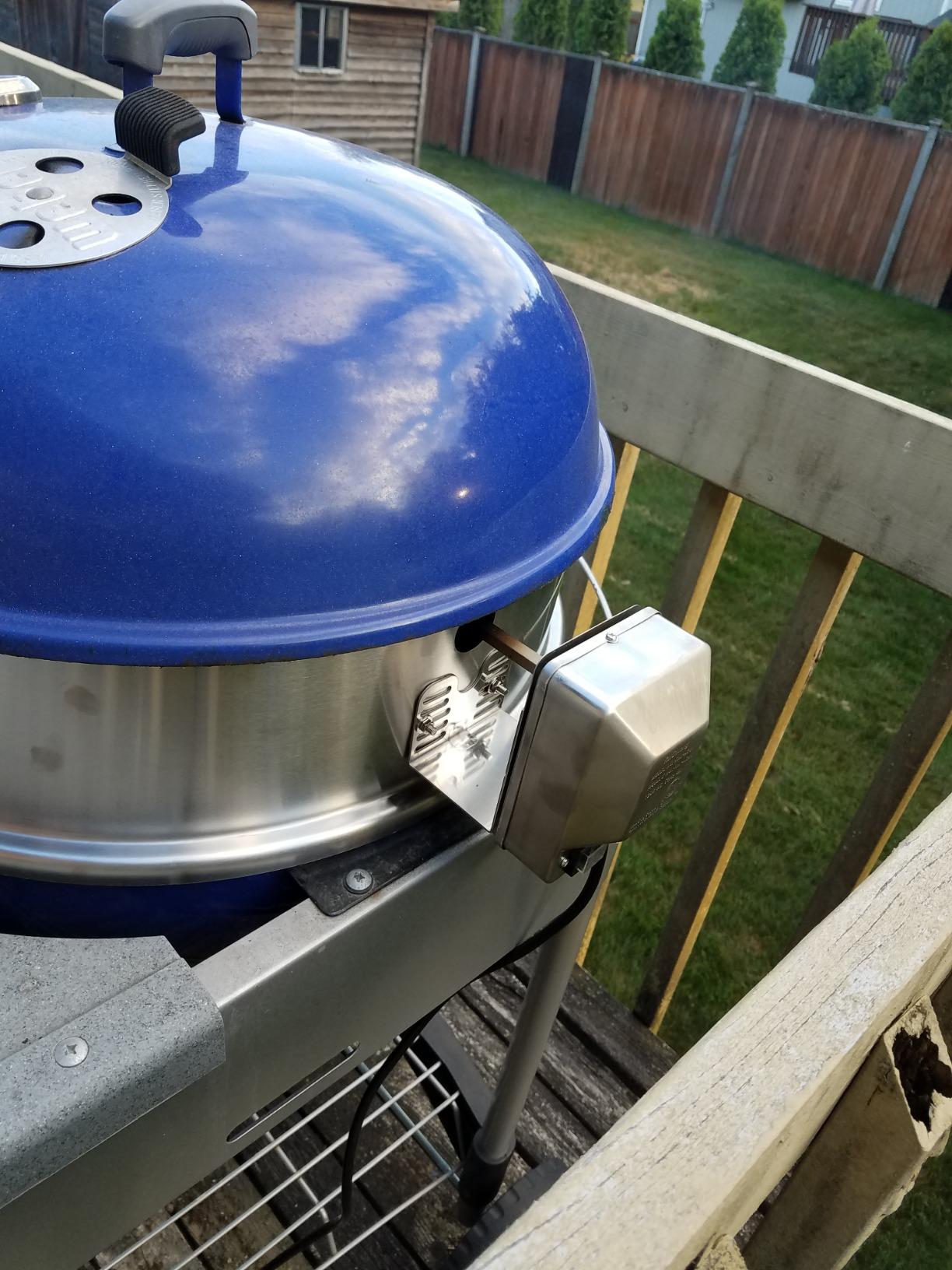 onlyfire Stainless Steel Weber Kettle Rotisserie Ring Kit Barbecue Tool Kit customer photo 1