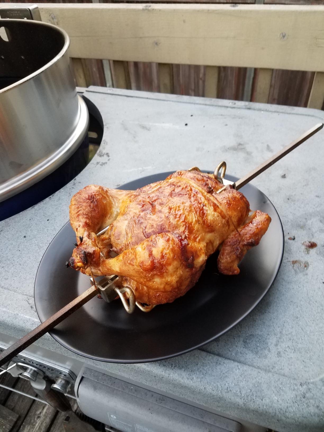 onlyfire Stainless Steel Weber Kettle Rotisserie Ring Kit Barbecue Tool Kit customer photo 2