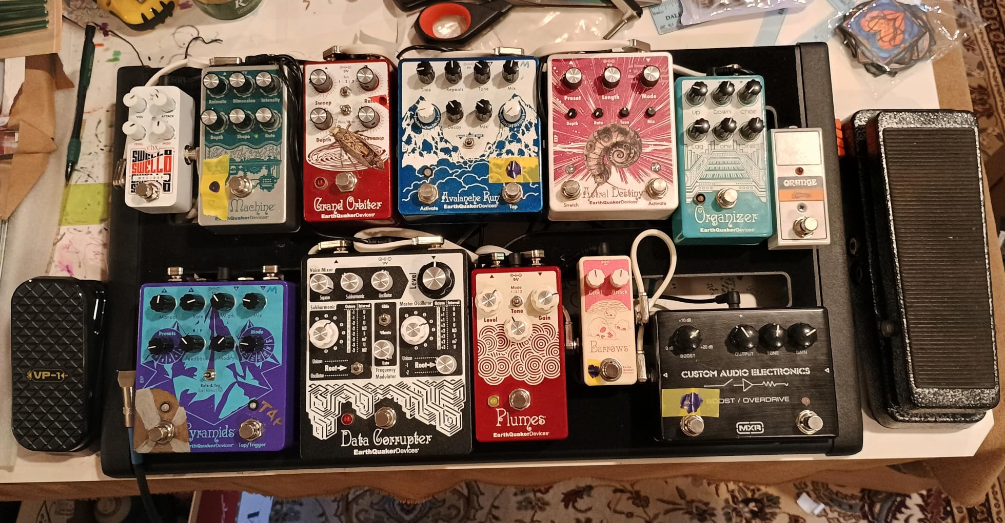 Donner Guitar Pedal Board Case DB-3 Aluminium Pedalboard 20'' x 11.4'' x 4'' with Bag customer photo 1