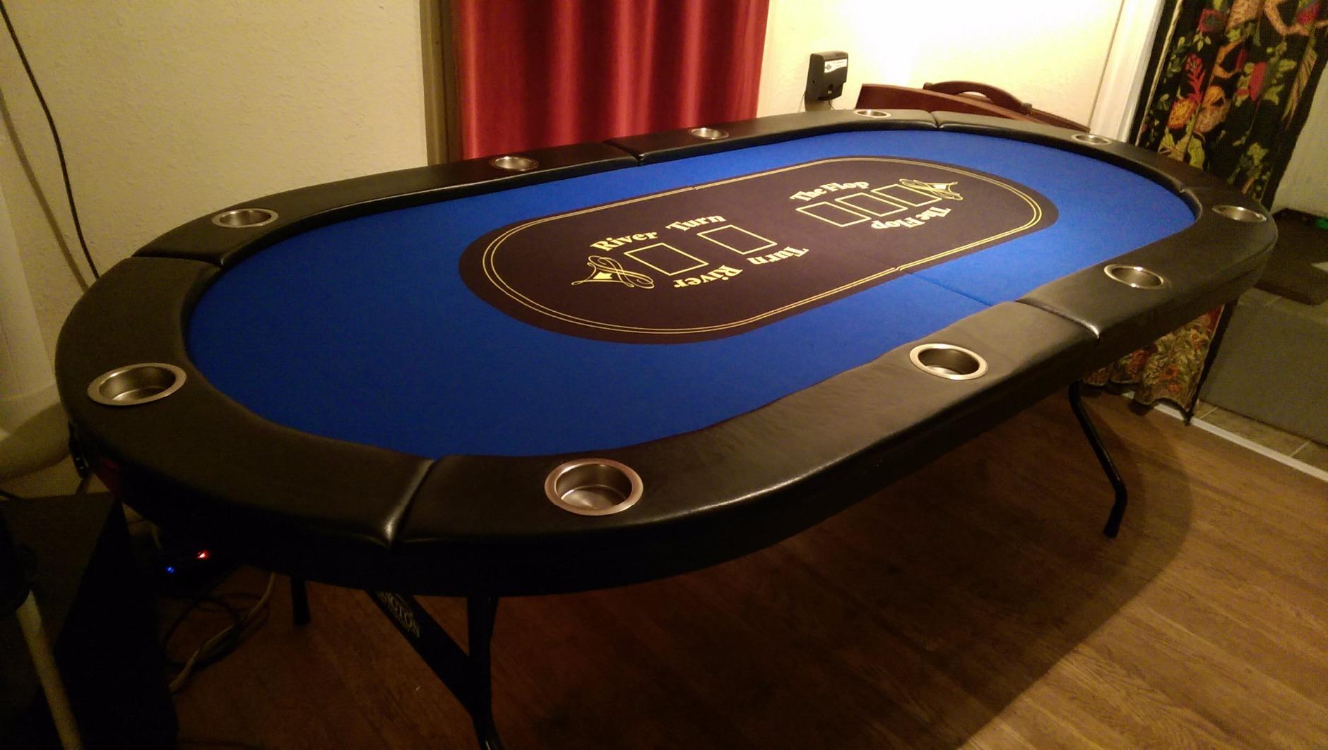 Barrington Folding Poker Table for up to 10 Players customer photo 1