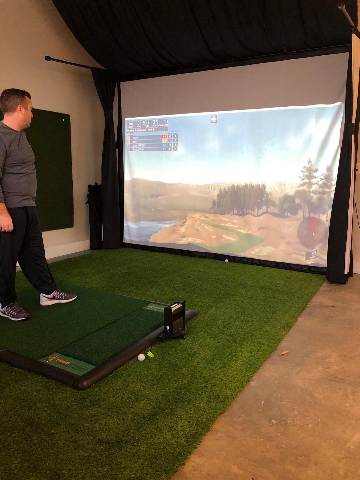 SKYTRAK Golf Launch Monitor | Photometric Technology for Ball Speed, Carry & Total Distance, Spin Rates, Launch & Shot Shape Data | Golf Simulator & Practice customer photo 1