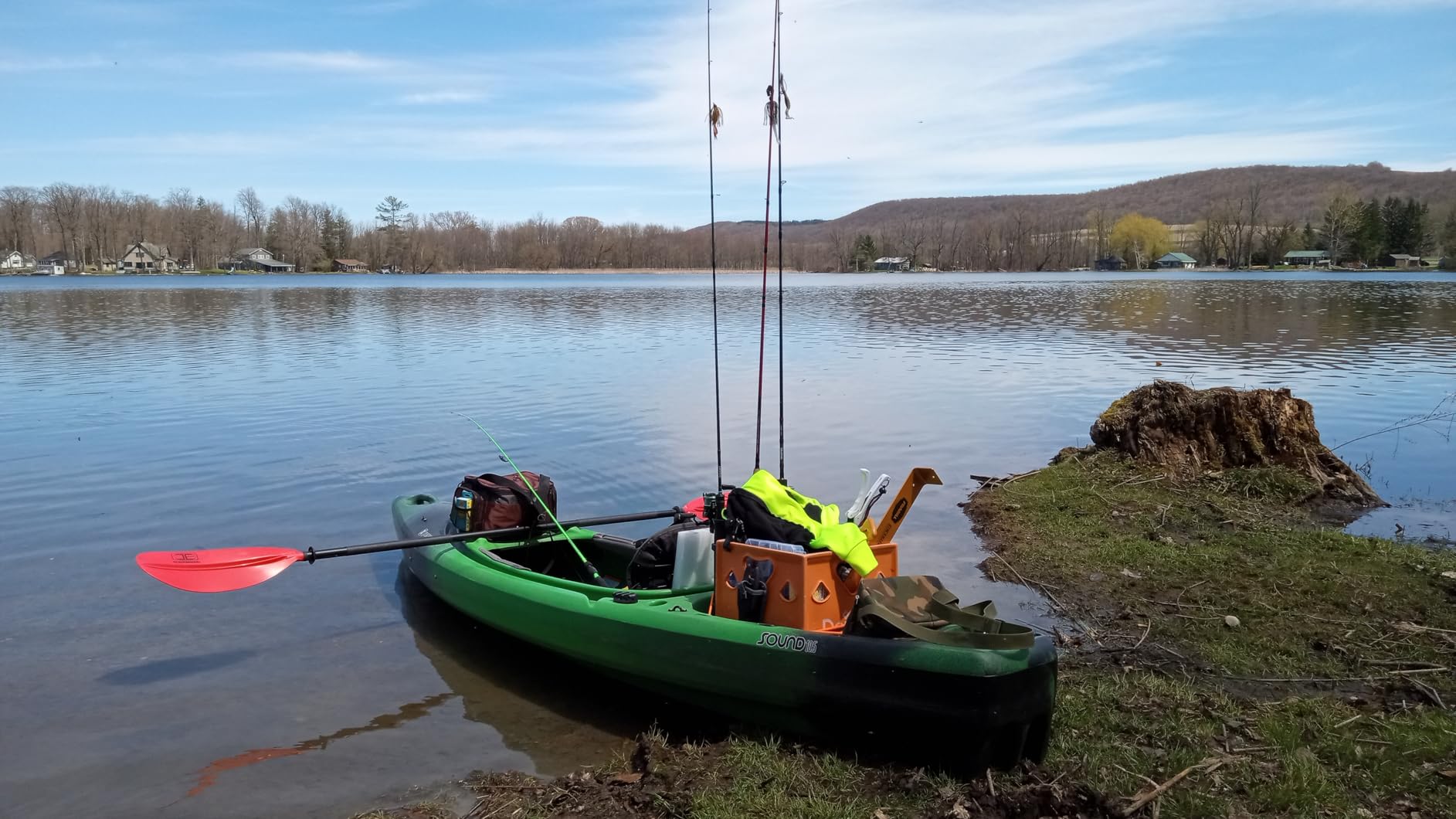 Perception Sound 10.5 | Sit Inside Kayak for Fishing and Fun | Two Rod Holders | Large Rear Storage customer photo 2