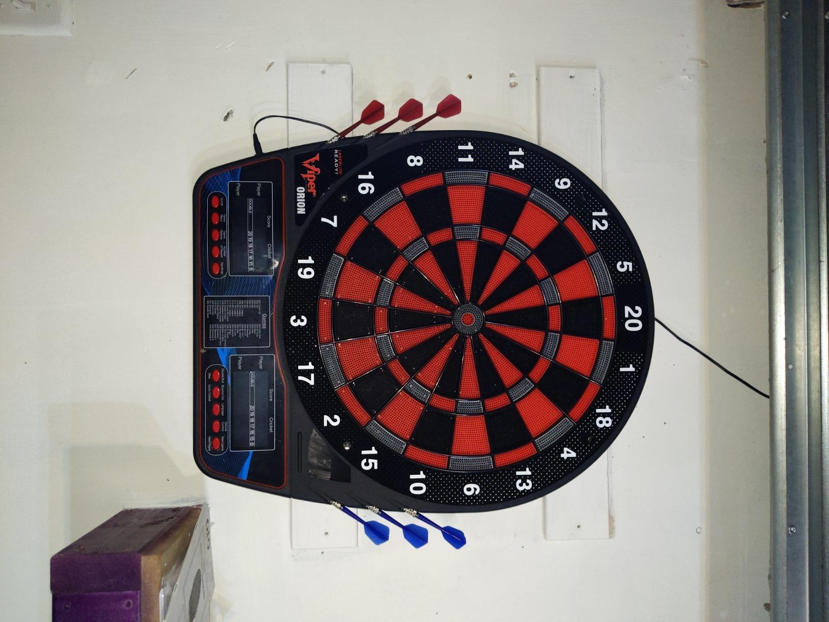 Viper by GLD Products Orion Electronic Soft Tip Dart Board for Adults | 15.5 Inch Regulation Target Face, 43 Games, 300 Options, 1-8 Players, Dual LCD Displays, Automatic Scoring customer photo 2