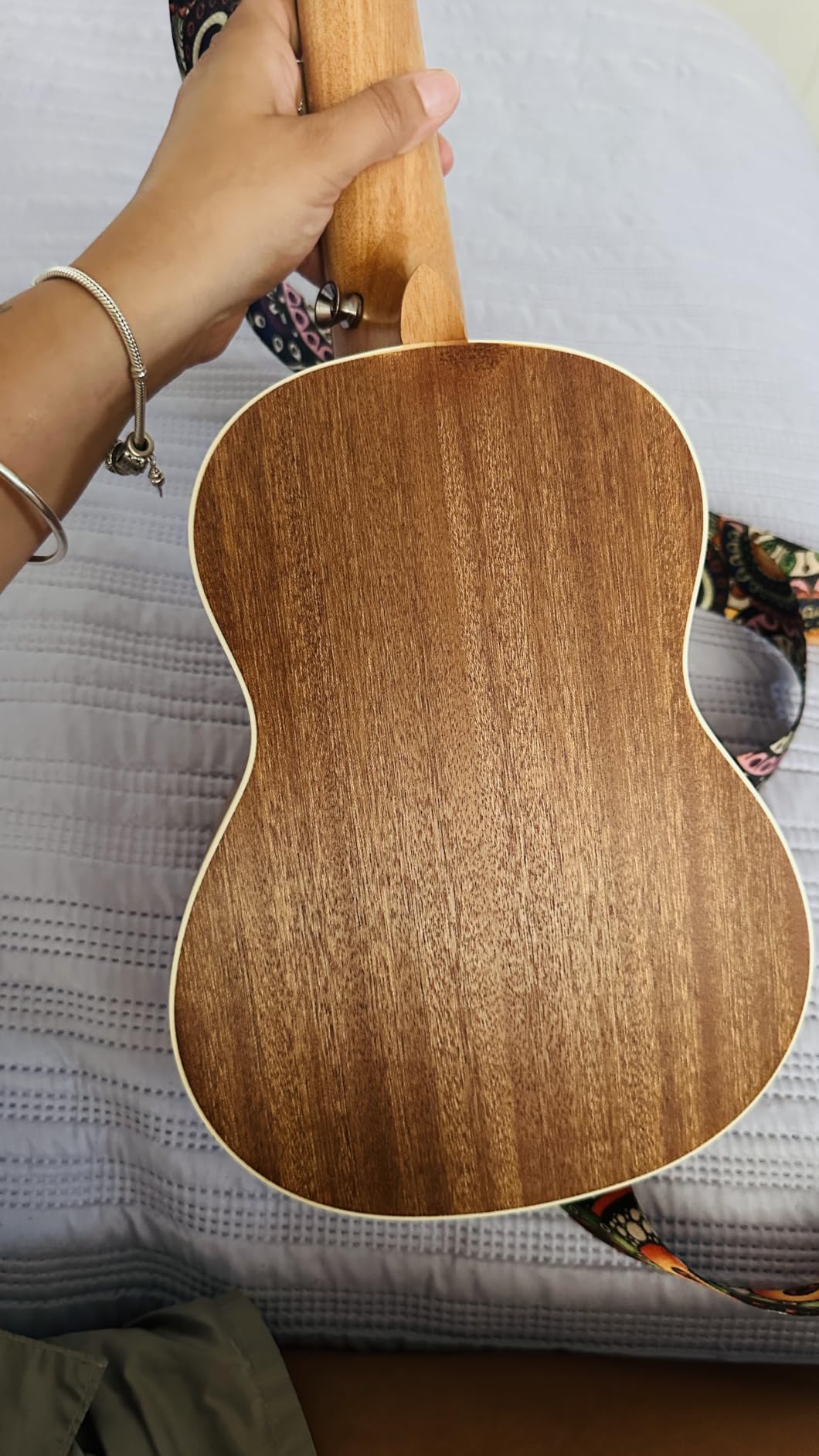 Donner Concert Ukulele Beginner Mahogany 23 Inch Ukelele Kit with Free Online Lesson Gig Bag Strap Nylon String Tuner Picks Cloth DUC-1 Gift Choice customer photo 2