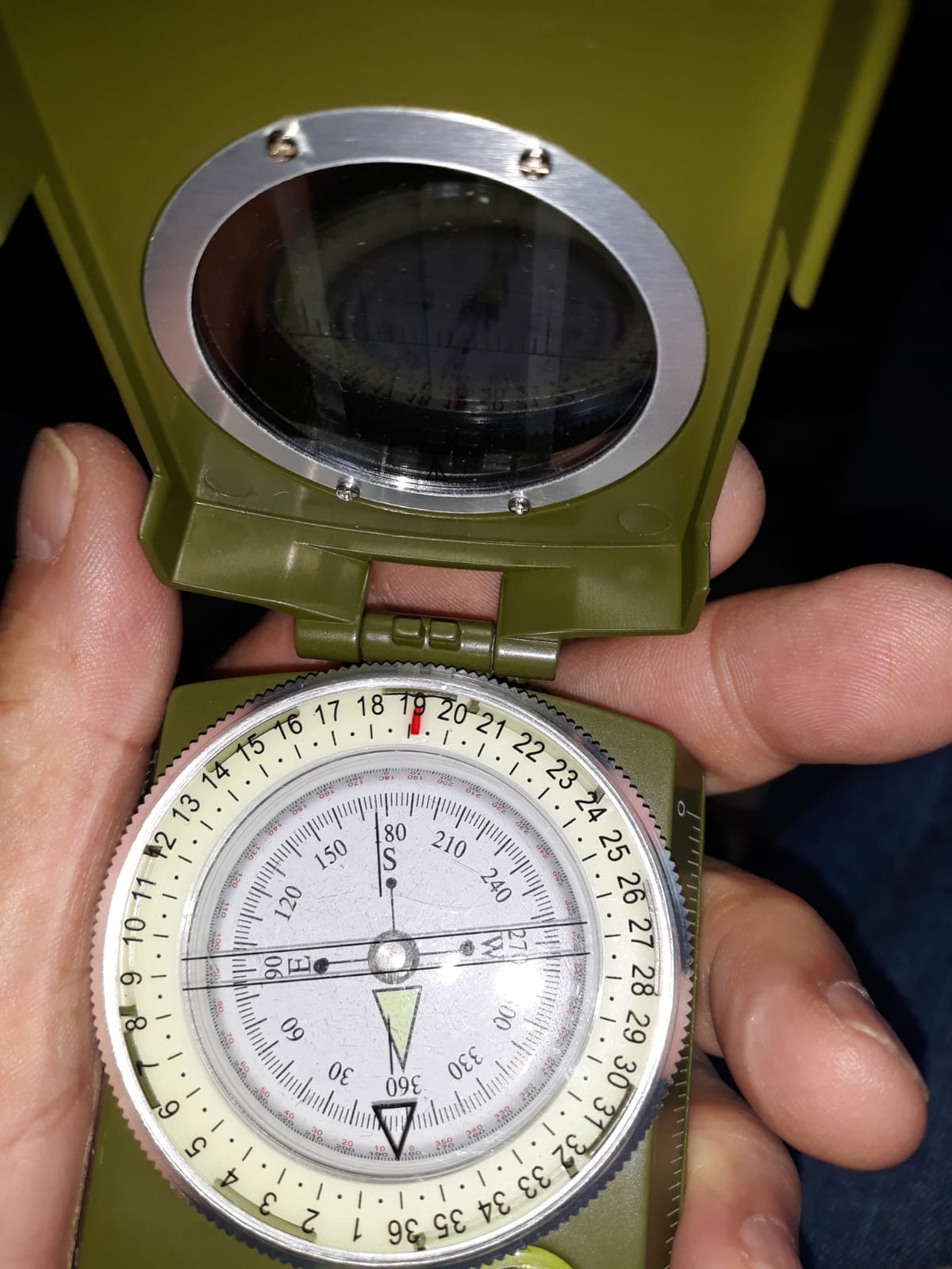 Sportneer Compass: Accurate Durable Lightweight Orienteering Compass with Strap and Carrying Case, Glow in The Dark Waterproof Hiking Essentials for Camping Backpacking, Best Survival Gifts for Kids customer photo 2