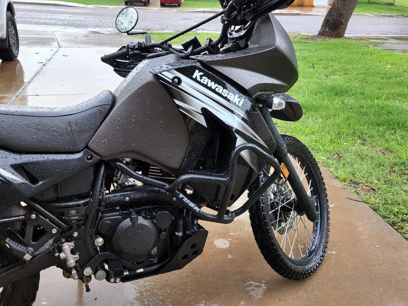 Tusk Crash Bars - Engine Guards Black Compatible with Kawasaki KLR650 2008-2018 Gen 2 customer photo 1