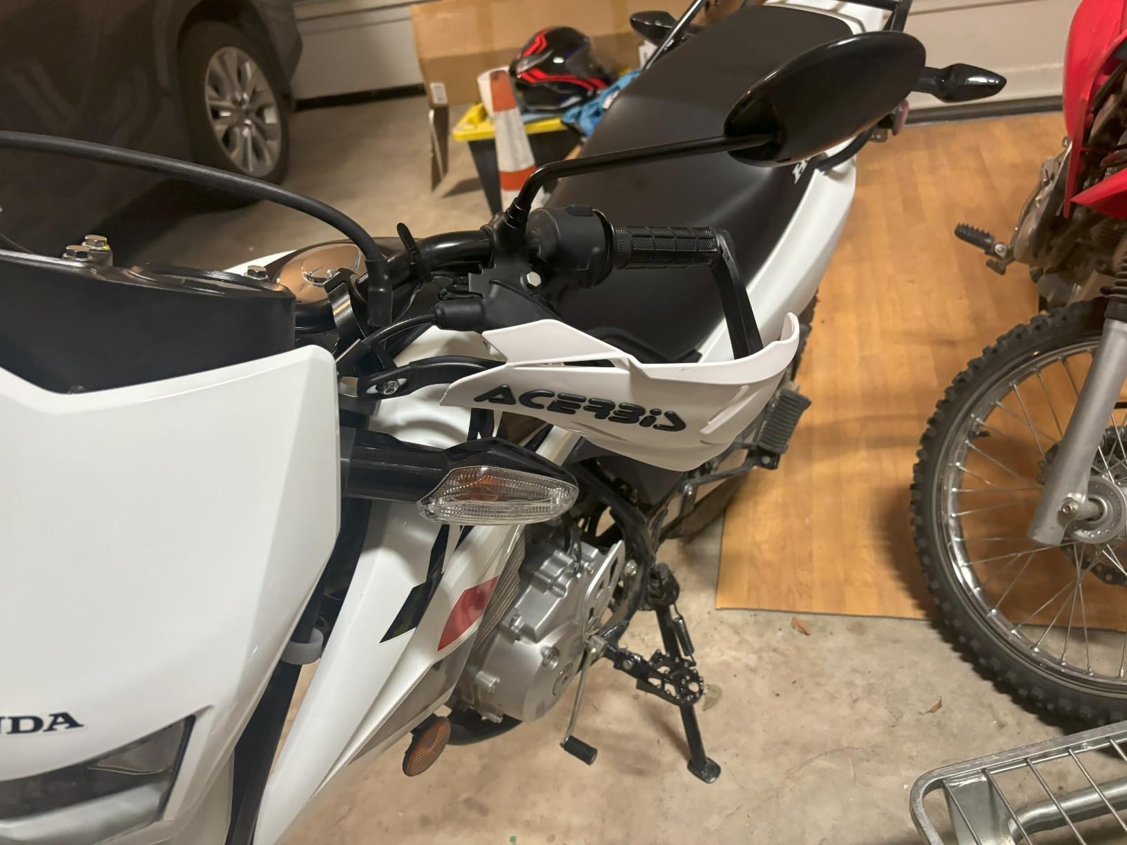 Acerbis 22397.237 Moto Hand Guards, White/Black, Size Unifit customer photo 1