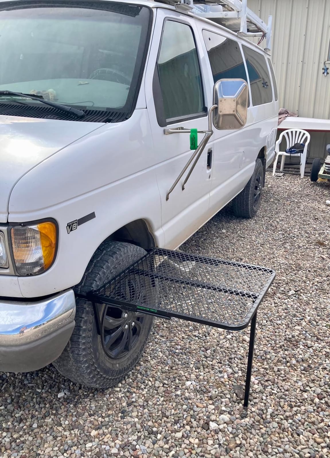 Tire Table Medium Steel Camping Table fits Tires Up to 40