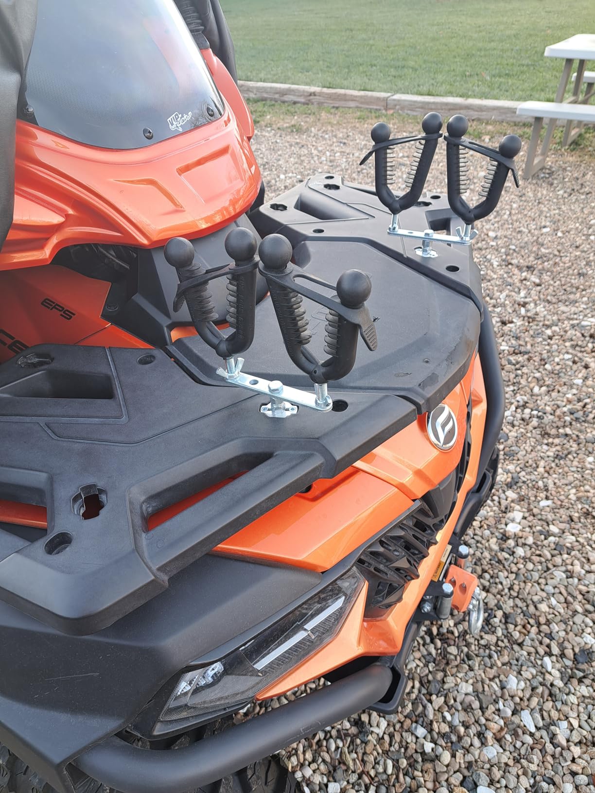 Double Pack Rack Plus - Gun & Bow Rack for ATVs - Model PRP2 customer photo 2