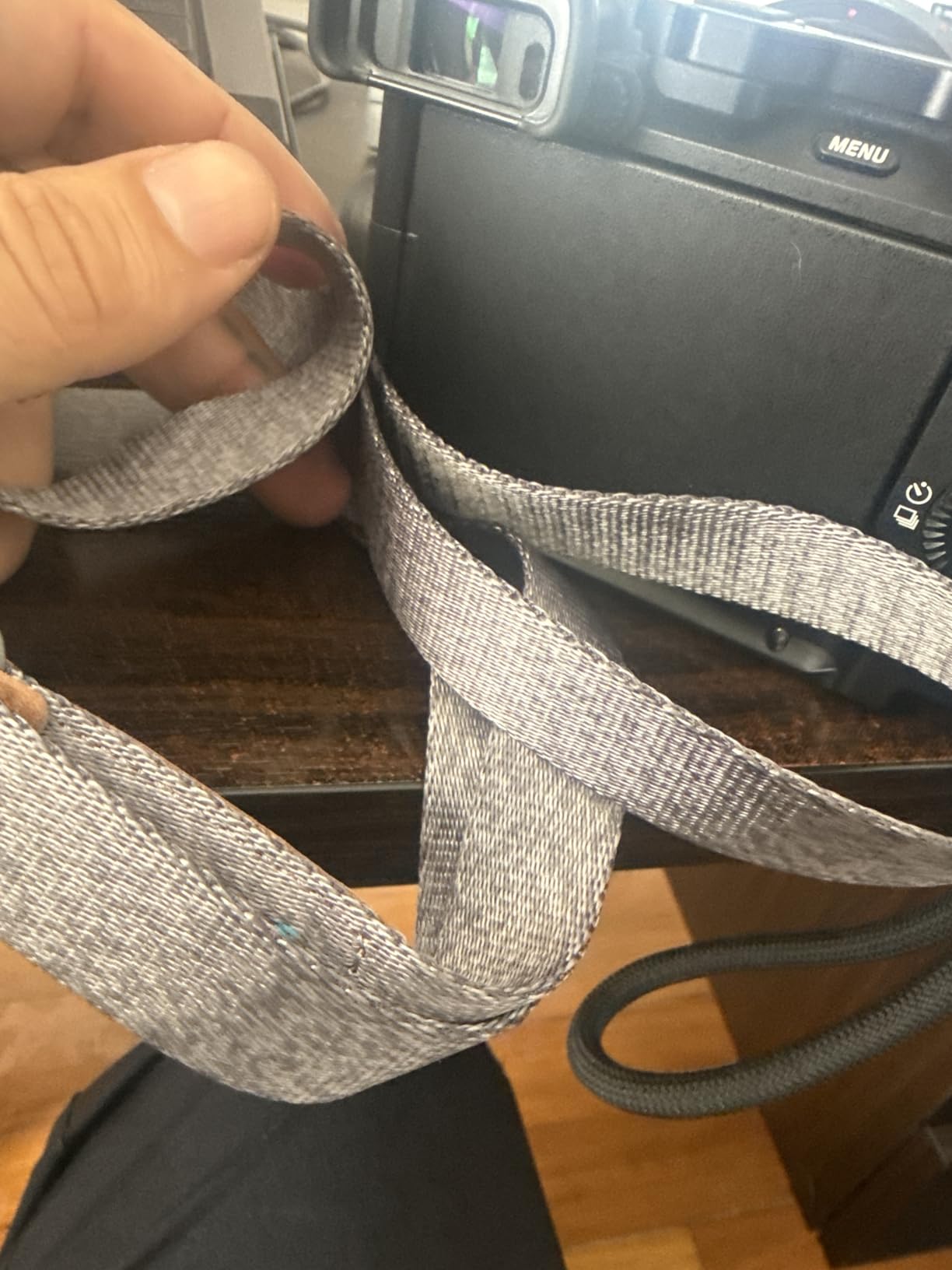 Leash Camera Strap - Configurable as a Sling, Neck, Shoulder Strap or Safety Tether, Adjustable, Compact customer photo 2