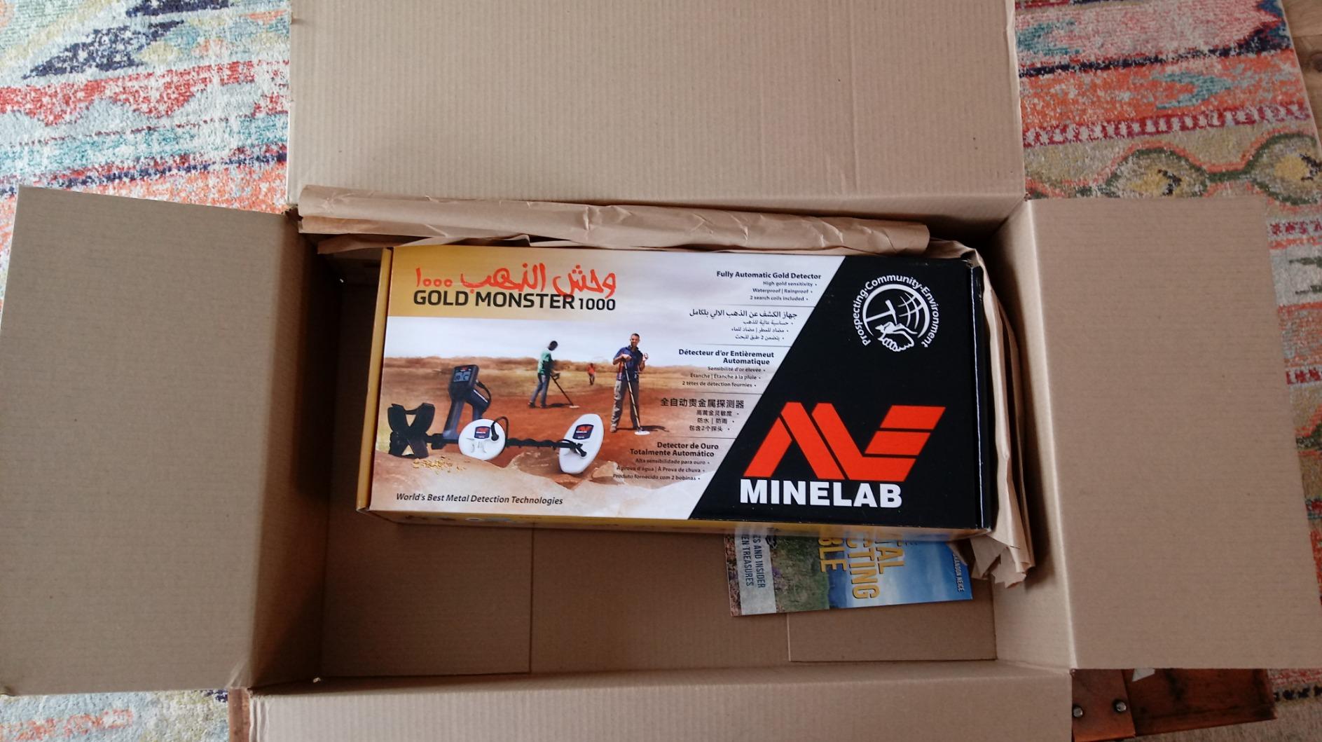 Minelab Gold Monster 1000 Gold Detector for Adults with Waterproof Coil customer photo 2