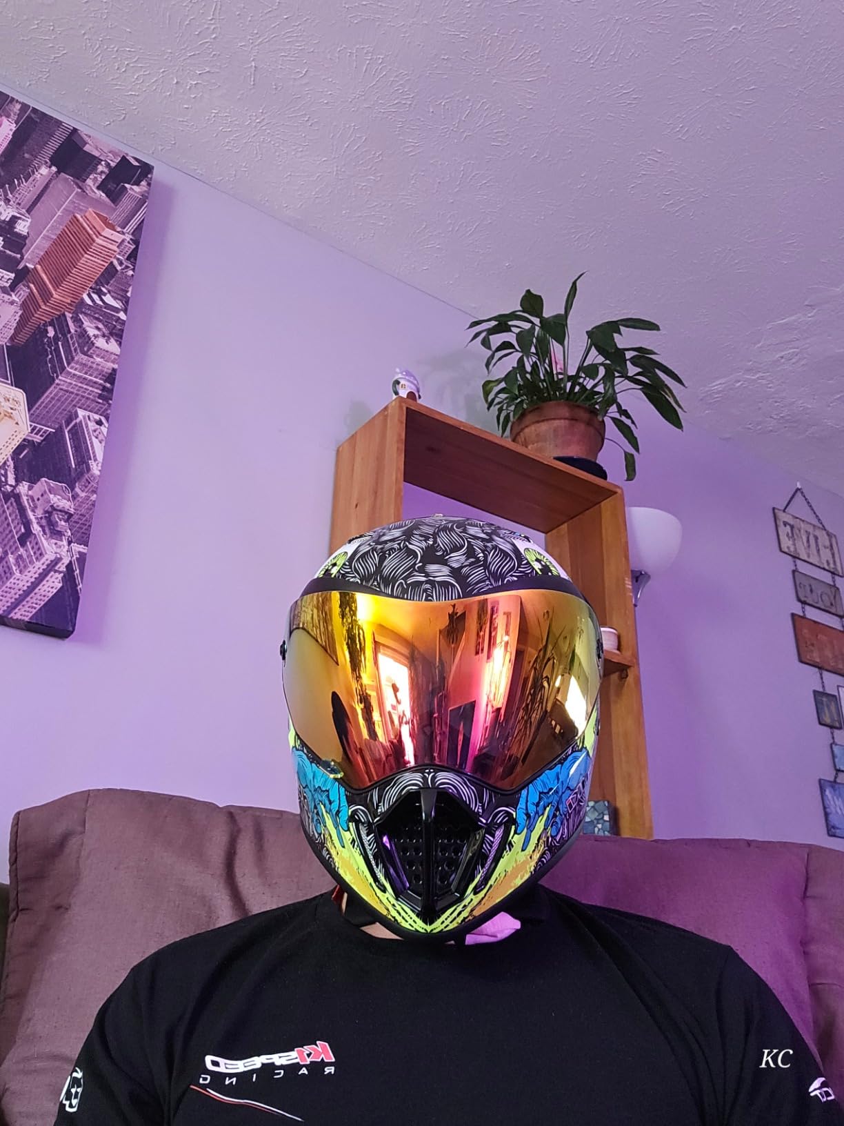 Dirt Bike Helmets ATV MX Motocross Four Wheeler Helmets for Adults Dual Sport Off Road Motorcycle Helmets for Men Women Full Face Helmet Dot Approved Color Red Shield customer photo 2