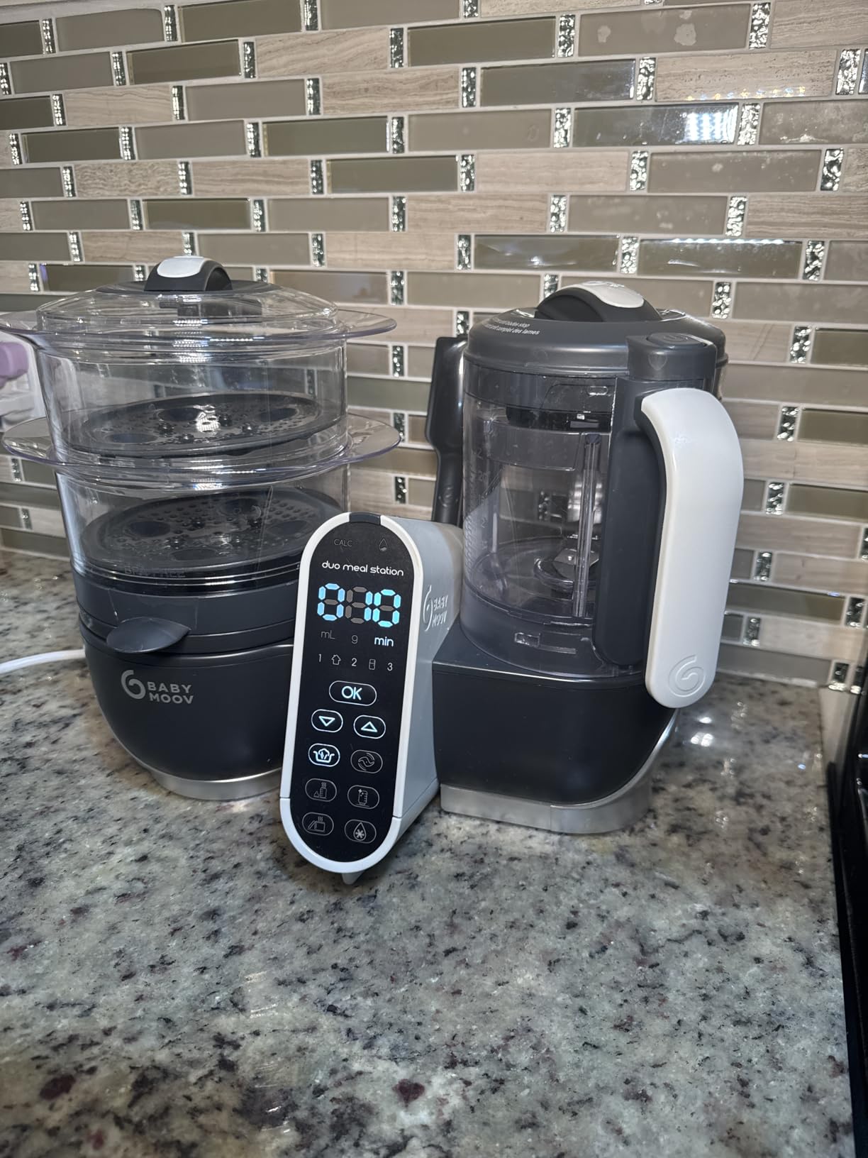Babymoov Duo Meal Station: 6-in-1 Baby Food Maker, Steams, Blends, Warms, Defrosts, Sterilizes customer photo 2