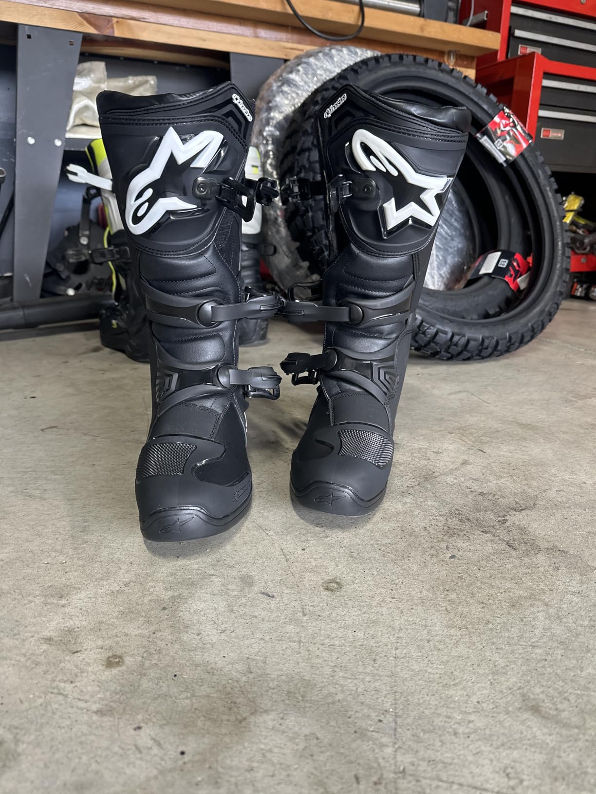 Alpinestars Tech 3 Motocross Boots, Durable & Lightweight for Off-Road Powersports, 13, Black/White customer photo 2