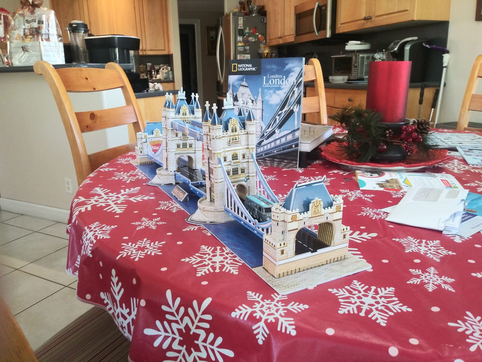 CubicFun 3D Puzzle UK Tower Bridge Architecture Model Kit with Booklet for Adults and Children, 120 Pieces customer photo 2
