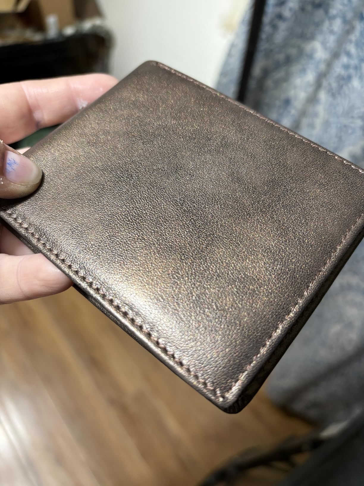 Wallet for Men-Genuine Leather RFID Blocking Bifold Stylish Wallet With 2 ID Window customer photo 1