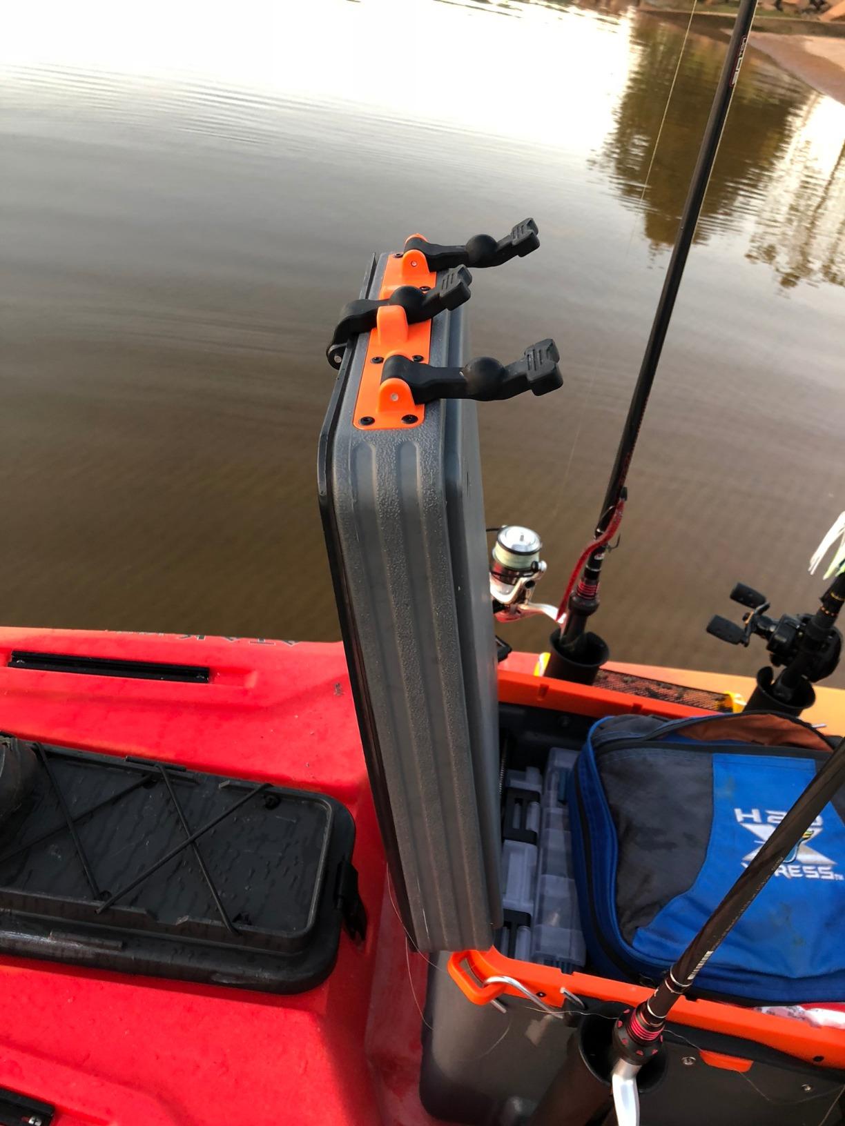 Wilderness Systems Kayak Crate - 4 Rod Holders - Kayak and Boat Tackle Storage - Fits Anglet Boats customer photo 2