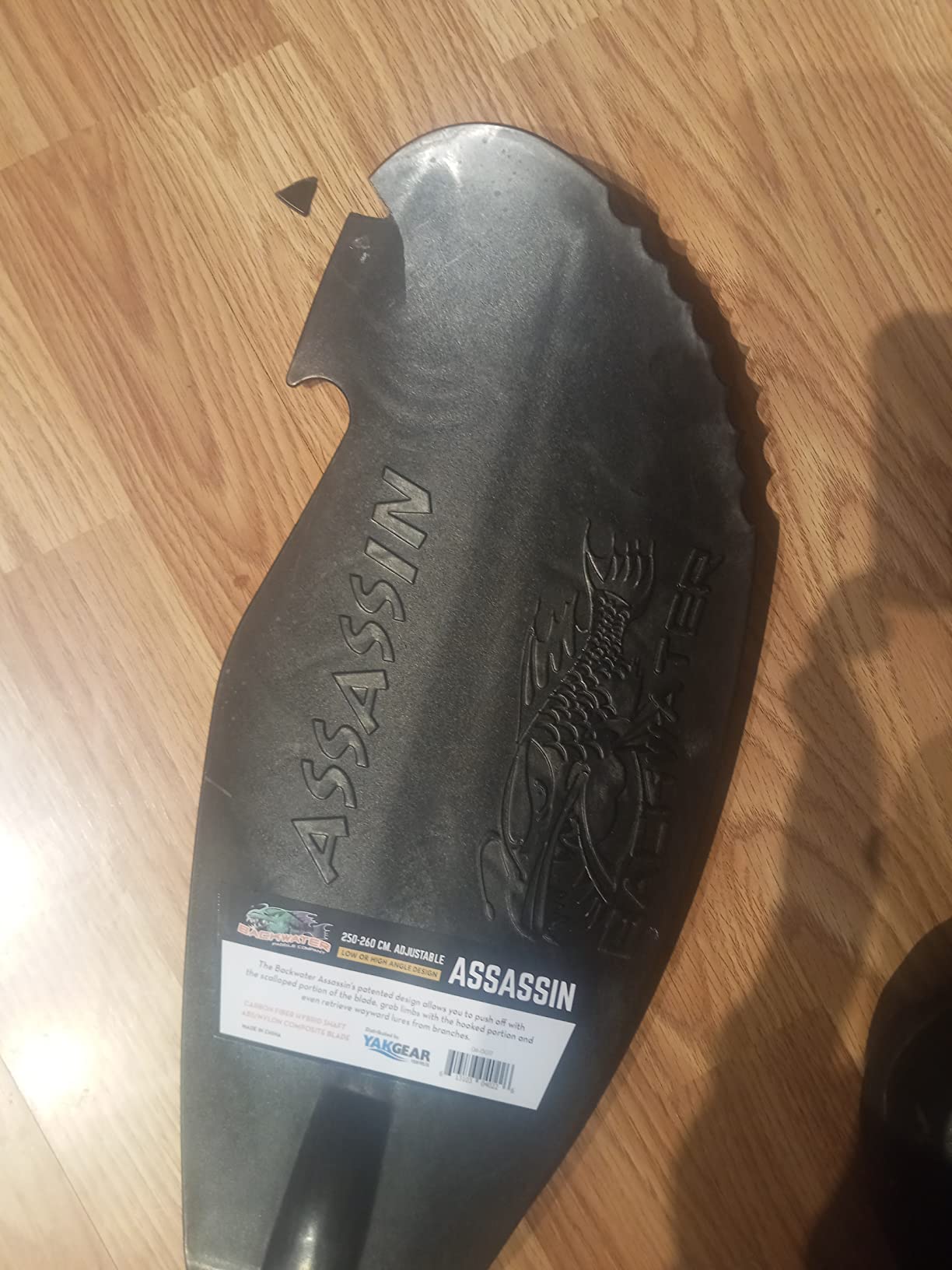 Backwater Assassin Paddle customer photo 2