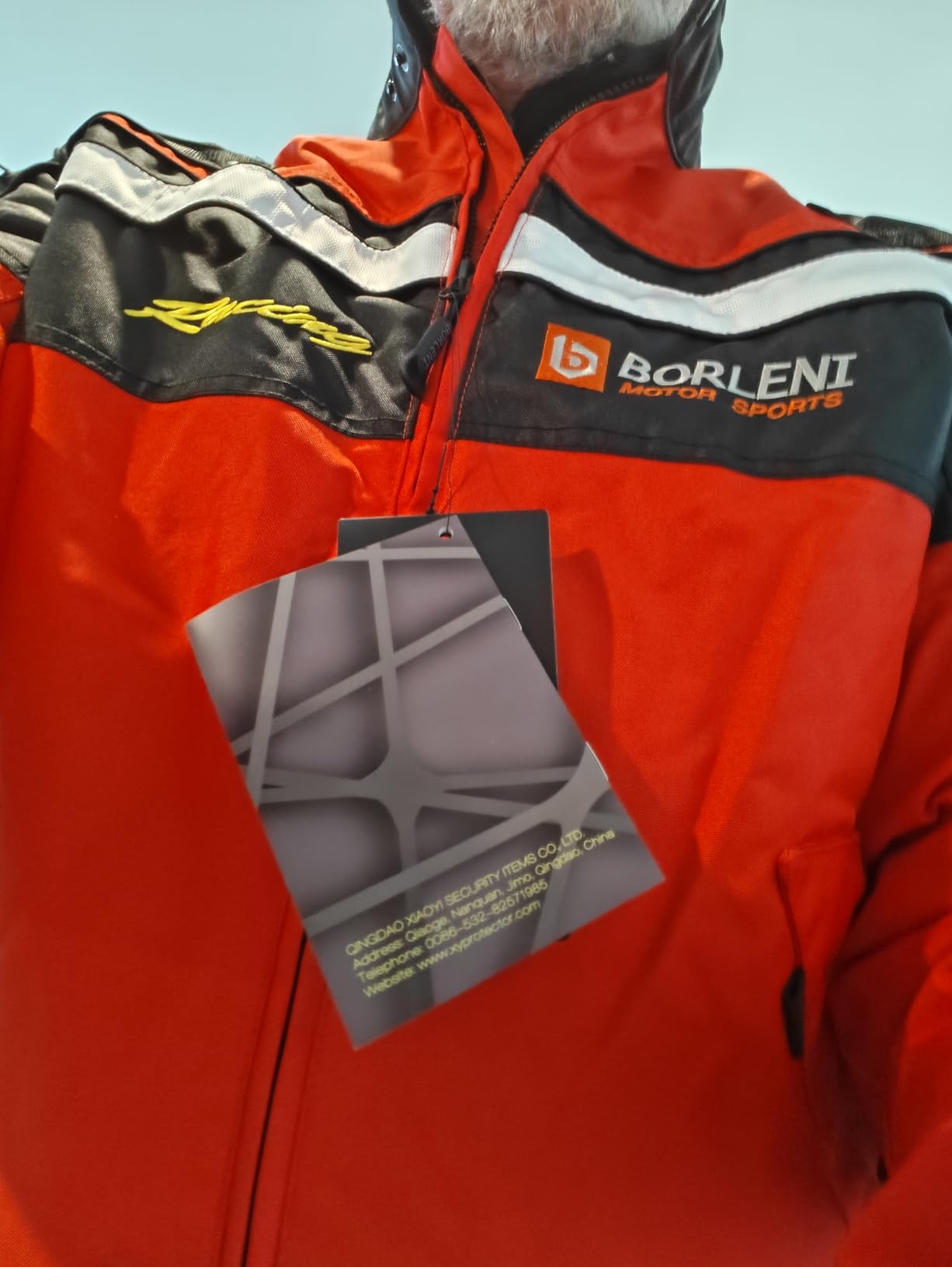 BORLENI Motorcycle Jacket Motorbike Riding Jacket Windproof Motorcycle Full Body Protective Gear Armor | Biker Riding Jacket, Windproof, Full Body Protective Gear, All Season Model: D-020 customer photo 1