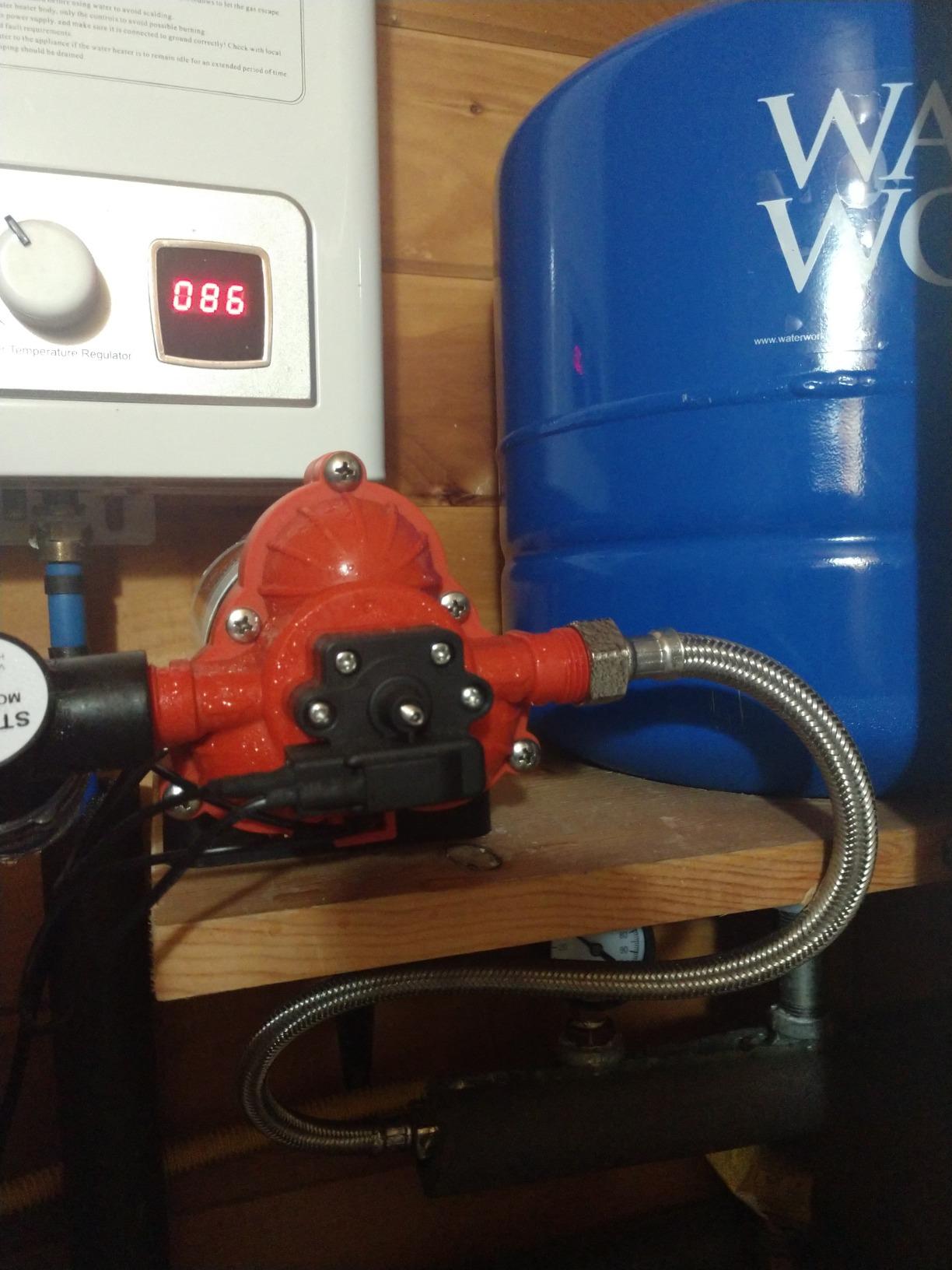 SEAFLO 33 Series 110V/115V AC Fresh Water Pump, 3.3 GPM 45 PSI Self-Priming Pressure Pump with Smart Pressure Switch, Automatic Demand Pump for RV, Caravan Marine Boat Industrial Use, 4-Year Warranty customer photo 1