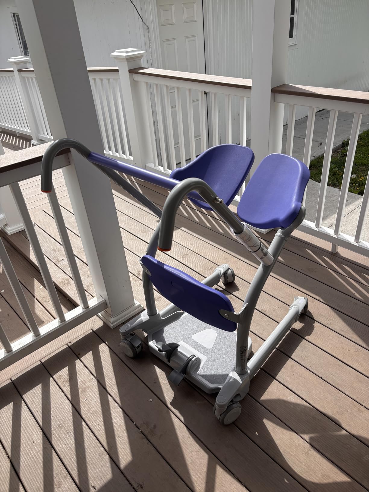 ArjoHuntleigh Sara Stedy Sit to Stand Manual Patient Lift Aid | Fully Assembled Elderly Assistance Products | Holds up to 400 Pounds | Intended for Users 4'11