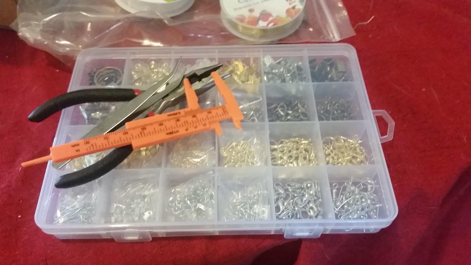 PAXCOO Jewelry Making Supplies Kit - Repair Tools with Accessories, Pliers, Findings, Beading Wires for Adults and Beginners customer photo 1