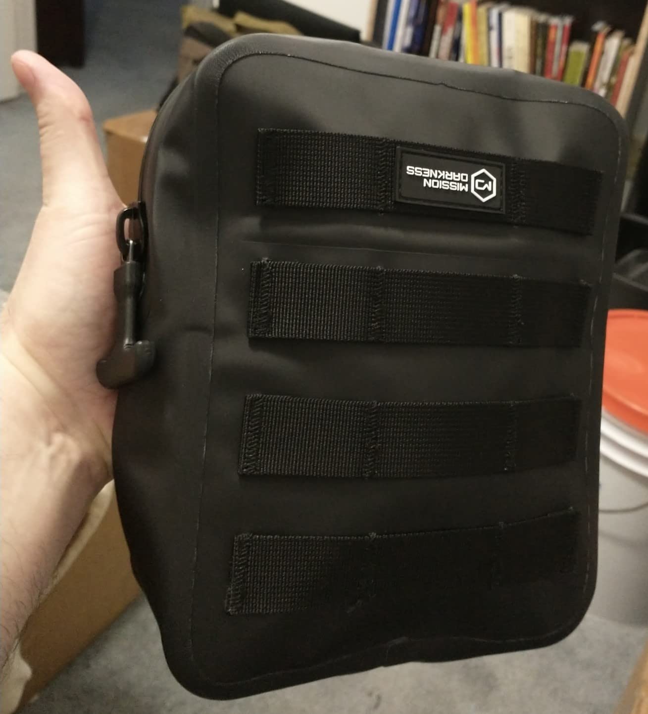 Mission Darkness Dry Shield MOLLE Faraday Pouch (2nd Gen) // Waterproof & Submergible Dry Bag + RF Shielding Liner. Signal Blocking, Anti-tracking, EMP Shield, Data Privacy, Electronic Device Security customer photo 1