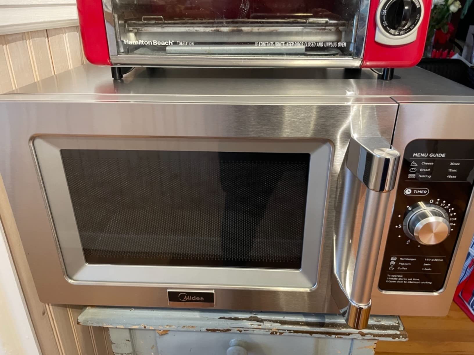Midea Equipment 1034N1A Countertop Commercial Microwave Oven with Touch Control, 1000W, Stainless Steel, 1.2 CuFt customer photo 1