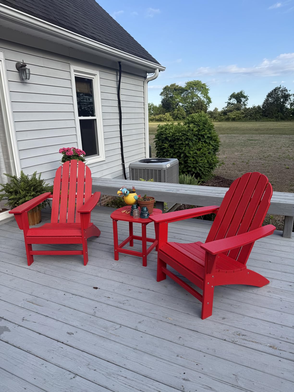 Polywood Vineyard Adirondack Chair, Teak Color customer photo 1