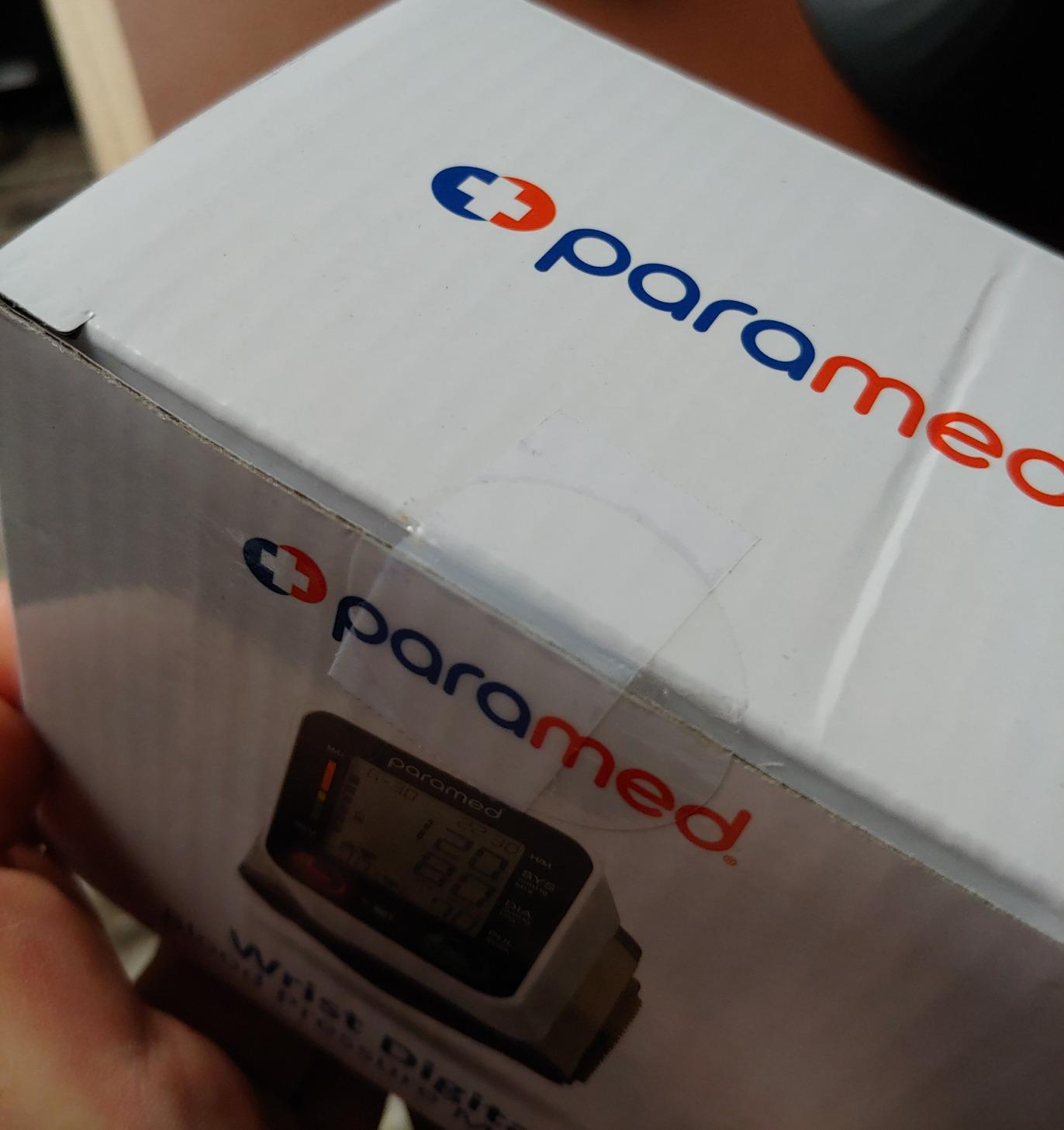 PARAMED Automatic Wrist Blood Pressure Monitor: Blood-Pressure Kit of Bp Cuff + 2AAA and Carrying case - Irregular Heartbeat Detector & 90 Readings Memory Function & Large Display customer photo 2