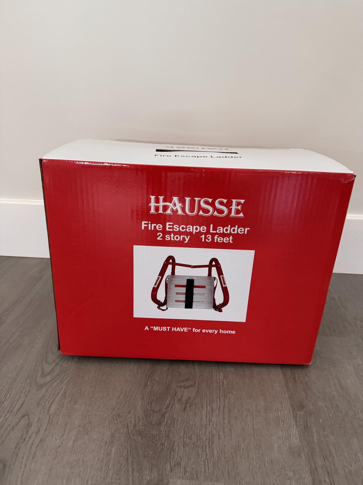Hausse Retractable 2 Story Fire Escape Ladder, 13 Feet customer photo 2