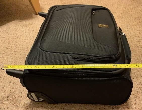 Maxlite 5 Softside Rolling Underseat Tote, Black, 14-Inch customer photo 1