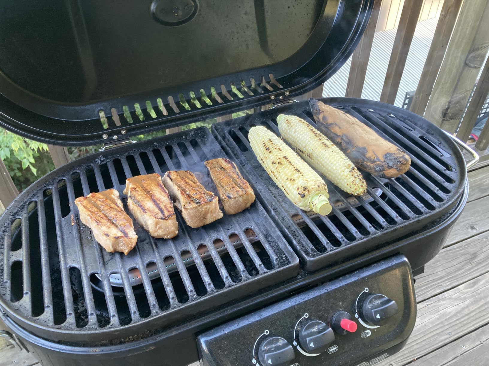 Coleman RoadTrip 285 Portable Stand-Up Propane Grill with 3 Adjustable Burners & Instastart Ignition, 20,000 BTUs customer photo 2