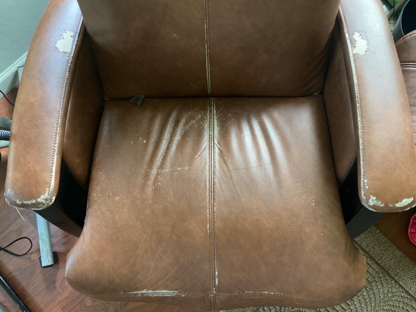 Svago ZGR Plus SV-395 Dual Power Infinite Position Zero Anti Gravity Recliner with Heat and Massage - Cognac Faux Leather customer photo 2
