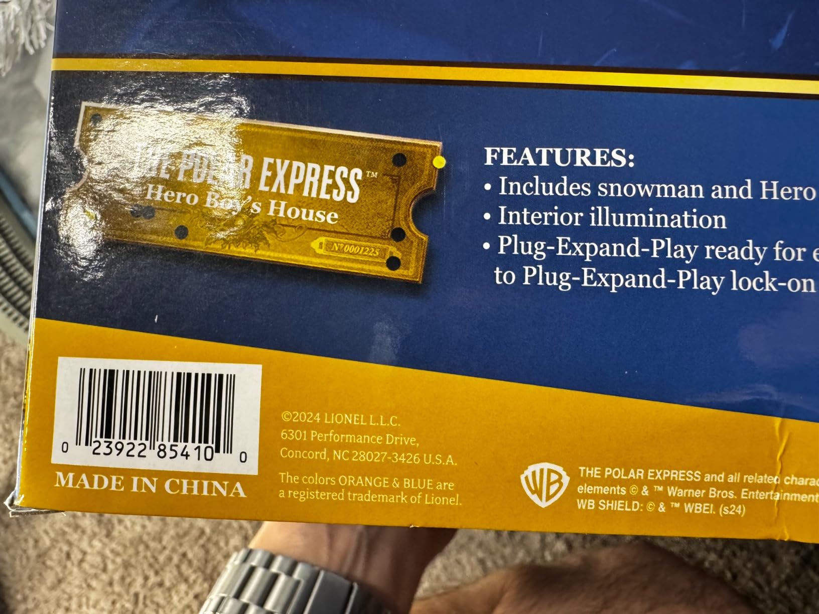 Lionel The Polar Express, Electric O Gauge Model Train Accessories, Hero Boy's House customer photo 1