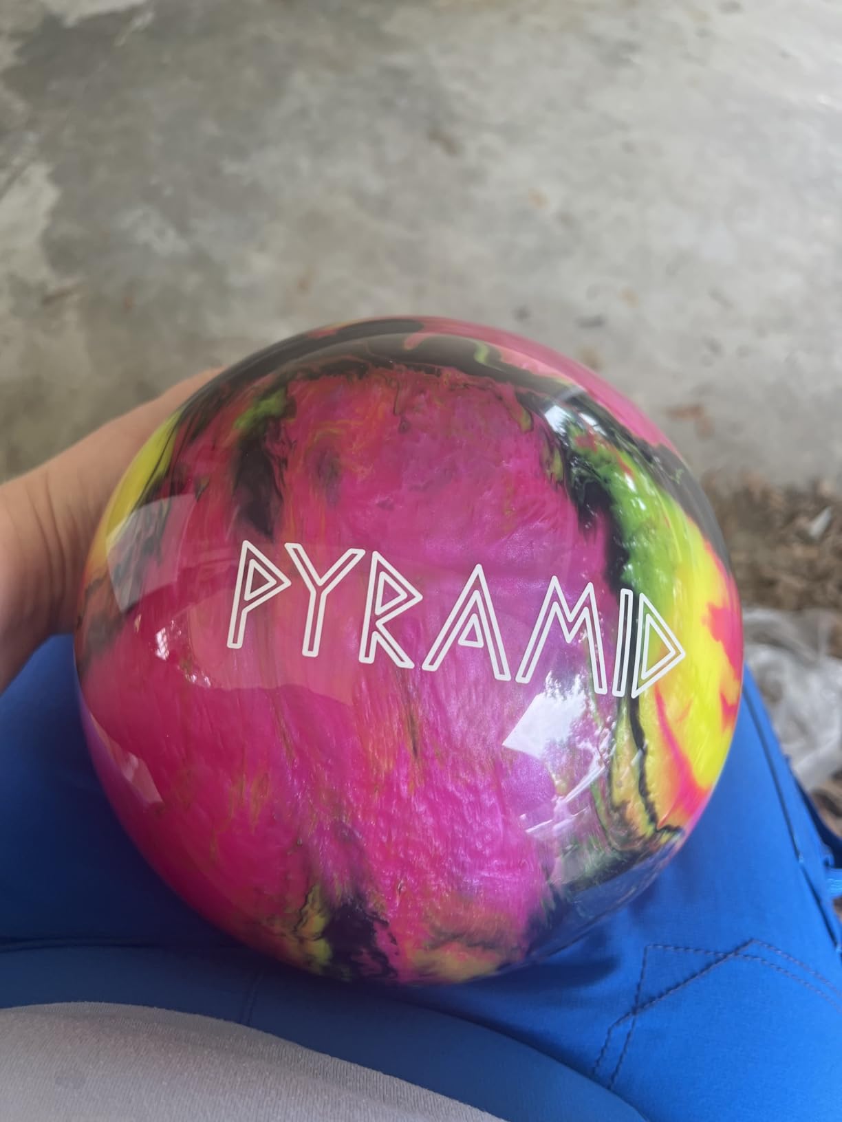 Pyramid Path Polyester Bowling Ball - Great for Spare Shooting, League, Recreational, Straight Bowlers customer photo 2