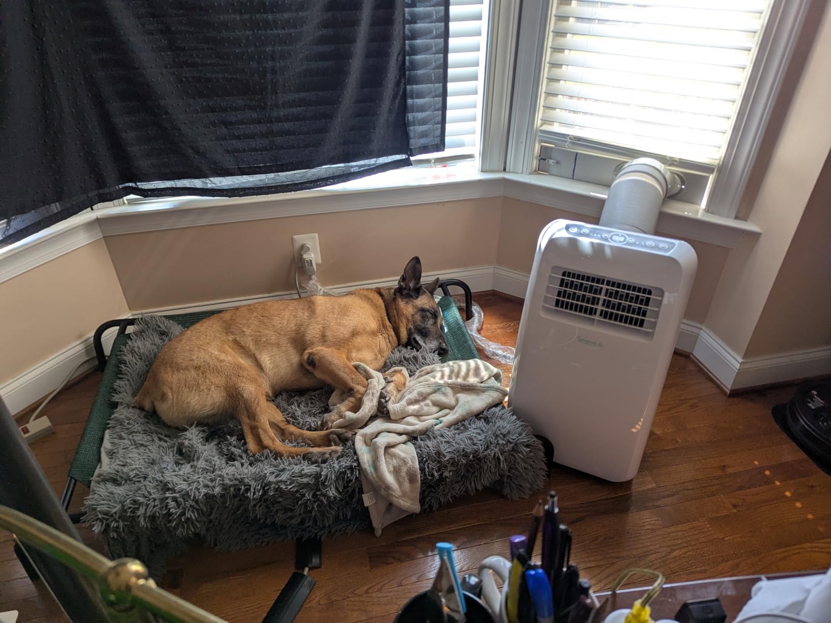 SereneLife Portable Air Conditioner, With Dual Motor, Dehumidifier & Fan | 8,000 BTU AC With Temperature Ranges 64°F-90°F | Fast Powerful Cooling | 3 Fan Speeds, Remote Control, & Window Exhaust Kit customer photo 1